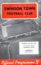 Swindon Town v Aldershot Town