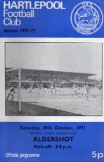 Hartlepool United v Aldershot Town
