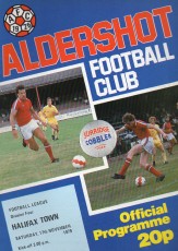 Aldershot Town v Halifax Town