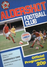 Aldershot Town v Huddersfield Town