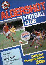 Aldershot Town v York City
