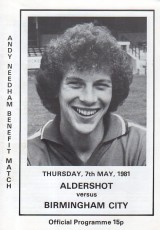 Aldershot Town v Birmingham City
