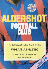 Aldershot Town v Wigan Athletic