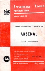 Swansea Town v Arsenal