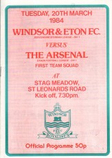 Windsor & Eton v Arsenal
