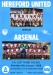 Hereford United v Arsenal