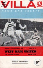 Aston Villa v West Ham United