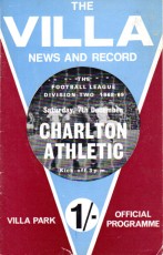 Aston Villa v Charlton Athletic