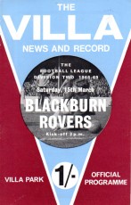 Aston Villa v Blackburn Rovers