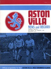 Aston Villa v West Bromwich Albion