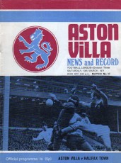 Aston Villa v Halifax Town