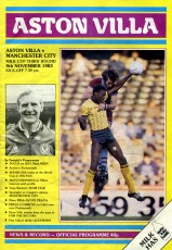 Aston Villa v Manchester City