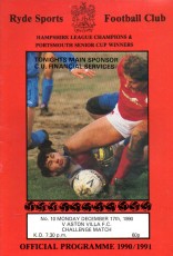 Ryde Sports v Aston Villa
