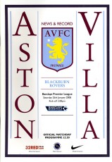 Aston Villa v Blackburn Rovers
