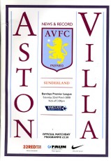 Aston Villa v Sunderland