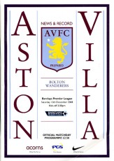 Aston Villa v Bolton Wanderers