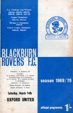 Blackburn Rovers v Oxford United
