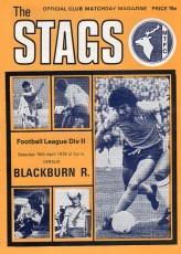 Mansfield Town v Blackburn Rovers
