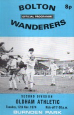 Bolton Wanderers v Oldham Athletic