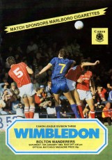 Wimbledon v Bolton Wanderers