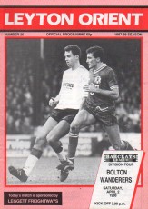 Leyton Orient v Bolton Wanderers