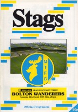 Mansfield Town v Bolton Wanderers