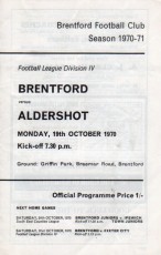 Brentford v Aldershot Town