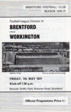 Brentford v Workington