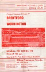 Brentford v Workington