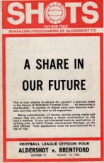 Aldershot Town v Brentford