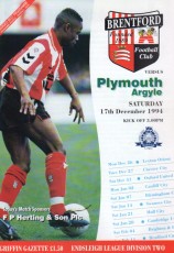 Brentford v Plymouth Argyle