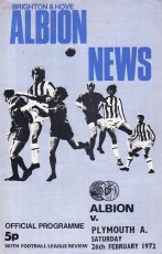 Brighton & Hove Albion v Plymouth Argyle