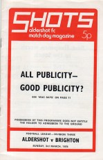 Aldershot Town v Brighton & Hove Albion