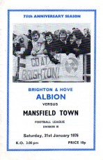 Brighton & Hove Albion v Mansfield Town