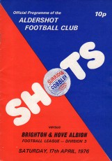 Aldershot Town v Brighton & Hove Albion