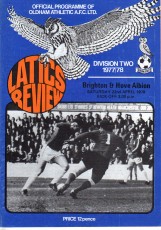 Oldham Athletic v Brighton & Hove Albion