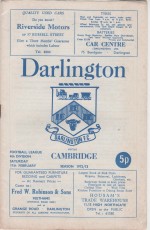 Darlington v Cambridge United