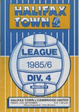 Halifax Town v Cambridge United