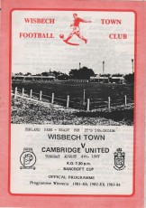 Wisbech Town v Cambridge United
