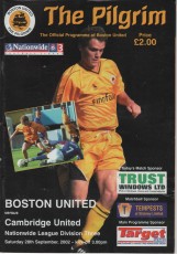 Boston United v Cambridge United