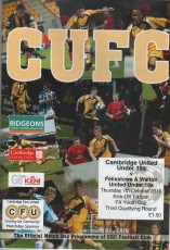 Cambridge United v Felixstowe