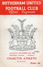 Rotherham United v Charlton Athletic