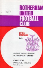 Rotherham United v Charlton Athletic