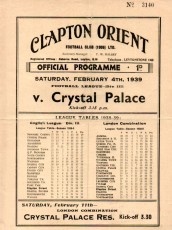 Leyton Orient v Crystal Palace
