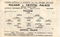 Fulham v Crystal Palace