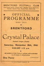 Brentford v Crystal Palace