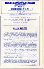 Crystal Palace v Reading