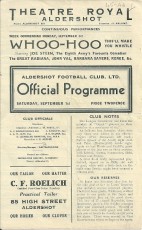 Aldershot Town v Crystal Palace