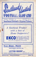 Southend United v Crystal Palace
