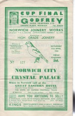 Norwich City v Crystal Palace